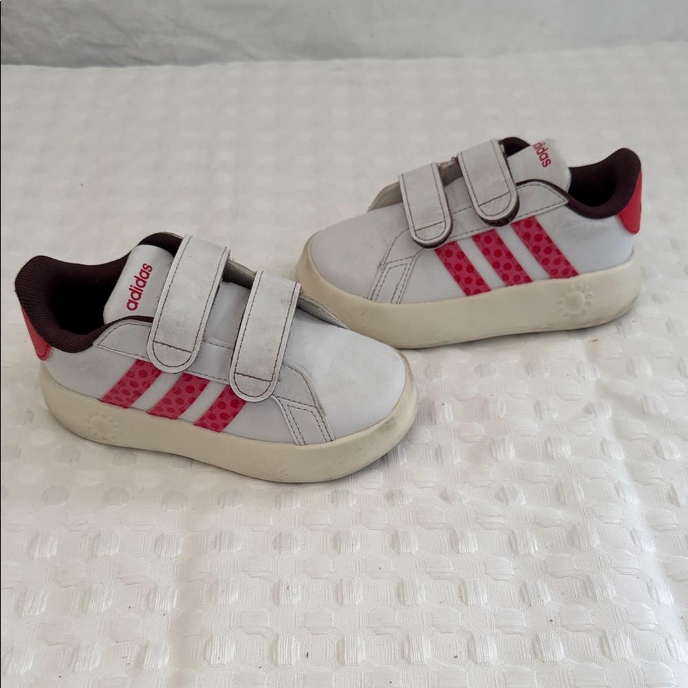 adidas White Disney Minnie Mouse Grand Court Trainers Size 8K